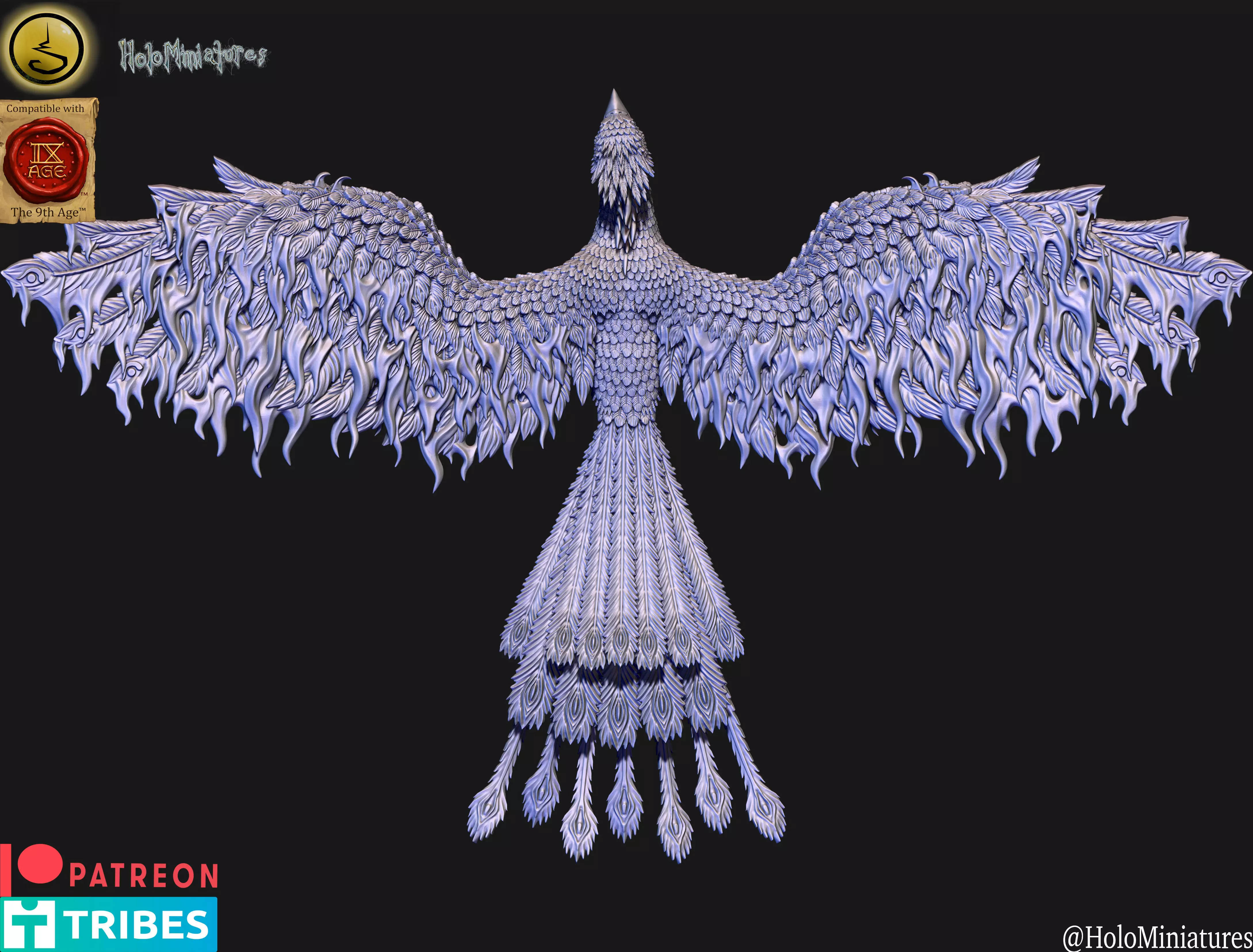 High Elves Flame Phoenix 3D print model