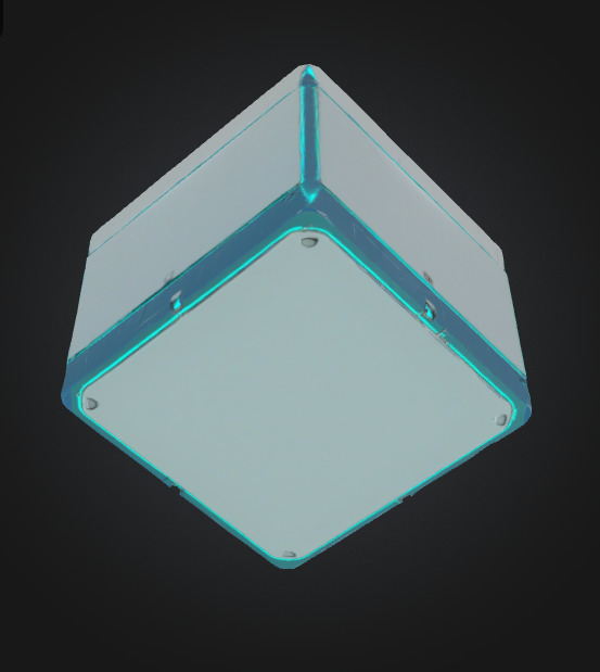 Scifi Box 3D model_2