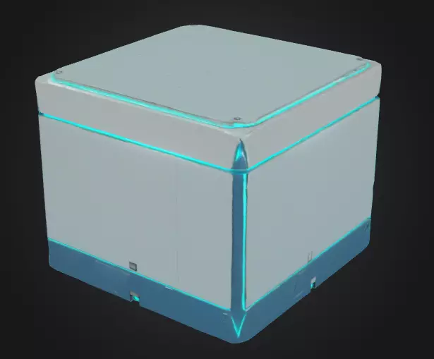 Scifi Box 3D model_0