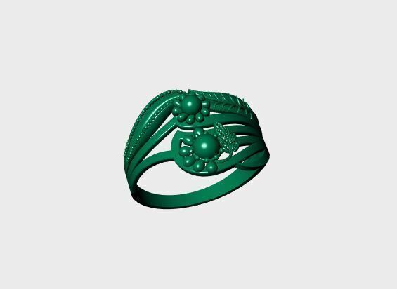 Rings 3D print model_3