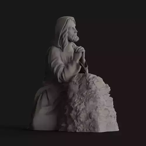 Jesus Praying at Gethsemane 