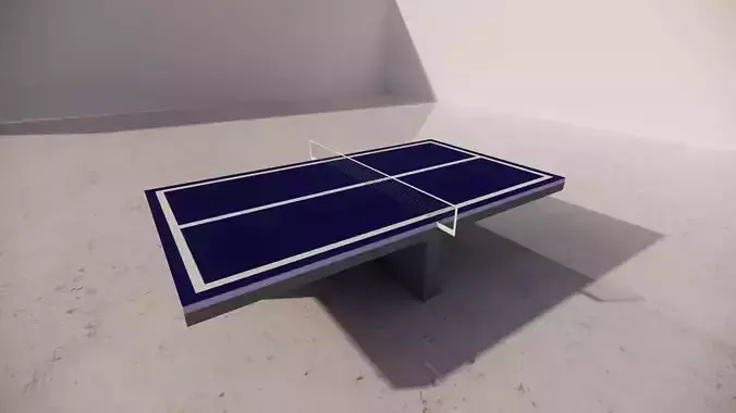 Ping pong table 3D model