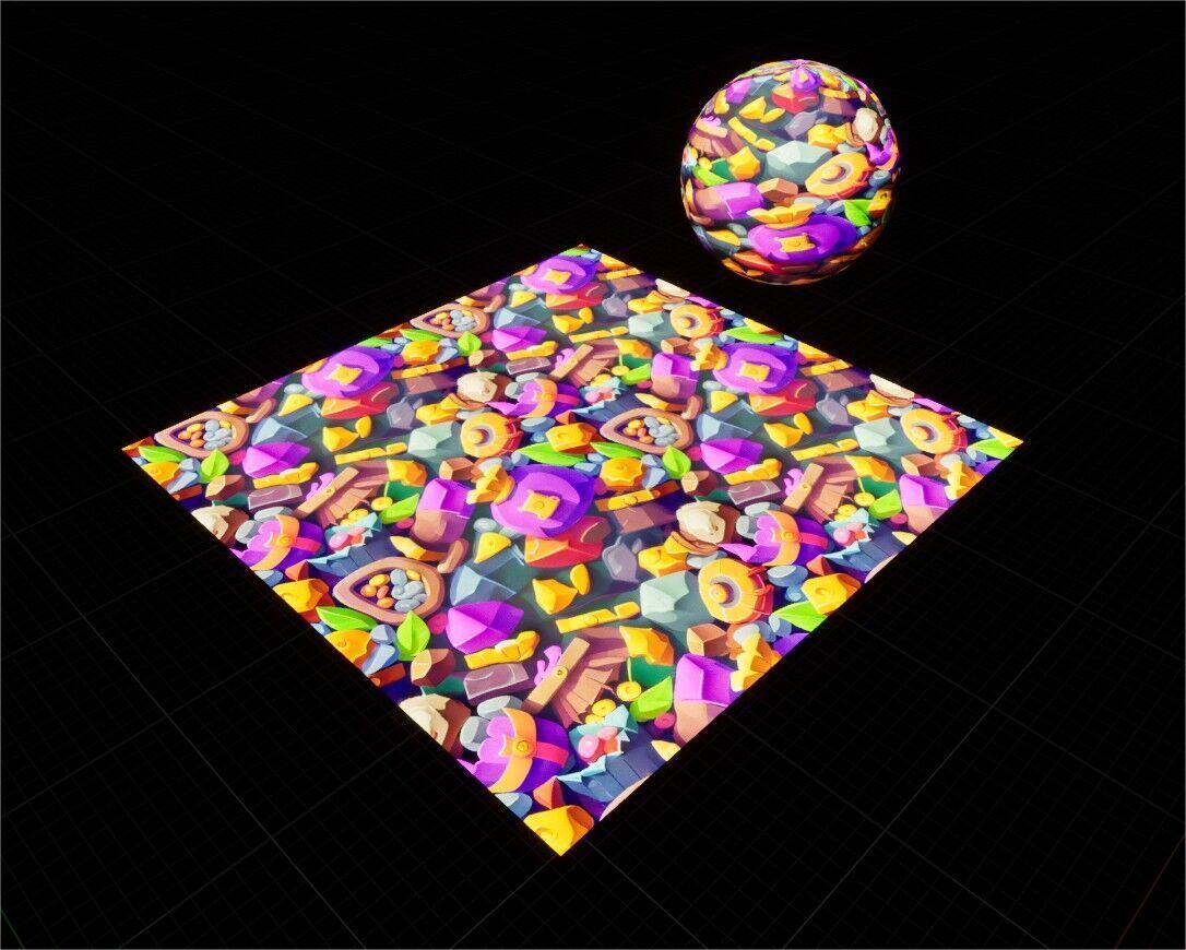 Game Ready PBR Stylized Food Materials Pack Texture_21