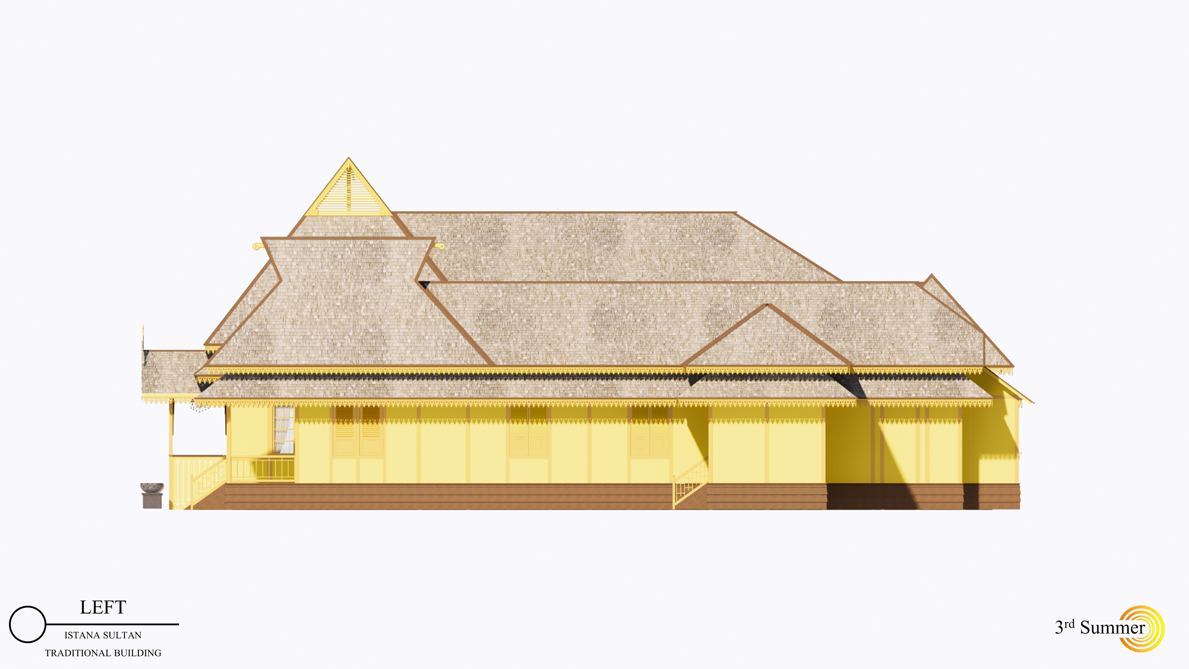 Sambas Sultan Palace 3D model_11