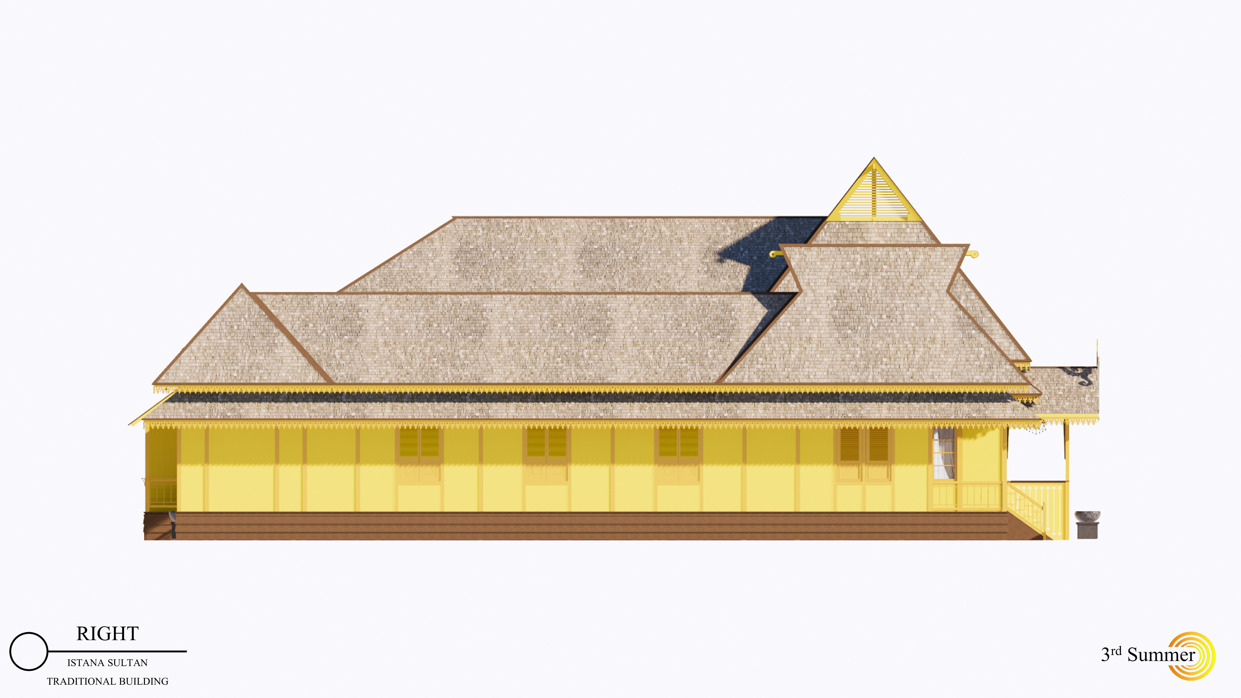 Sambas Sultan Palace 3D model_12