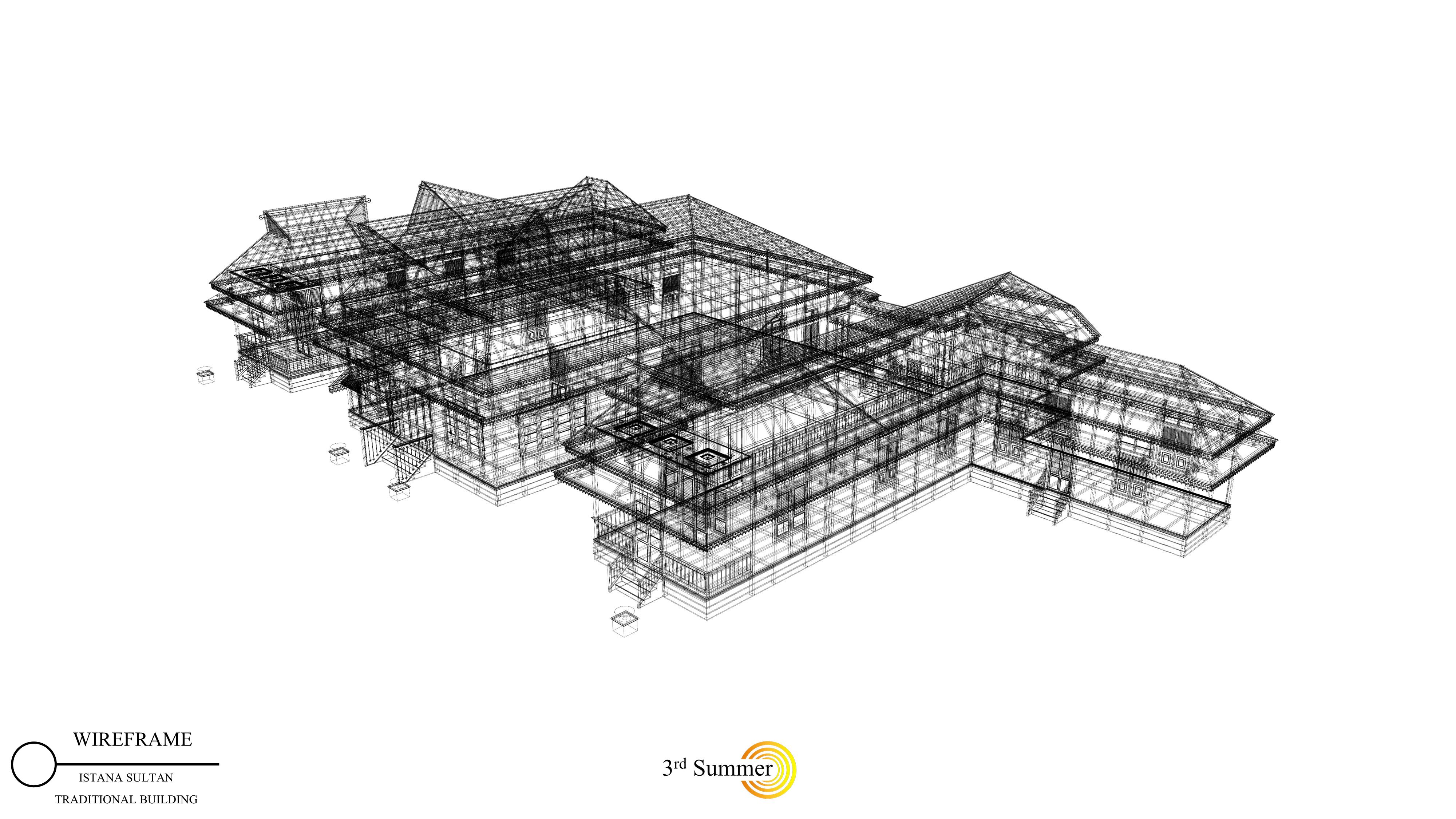 Sambas Sultan Palace 3D model_18