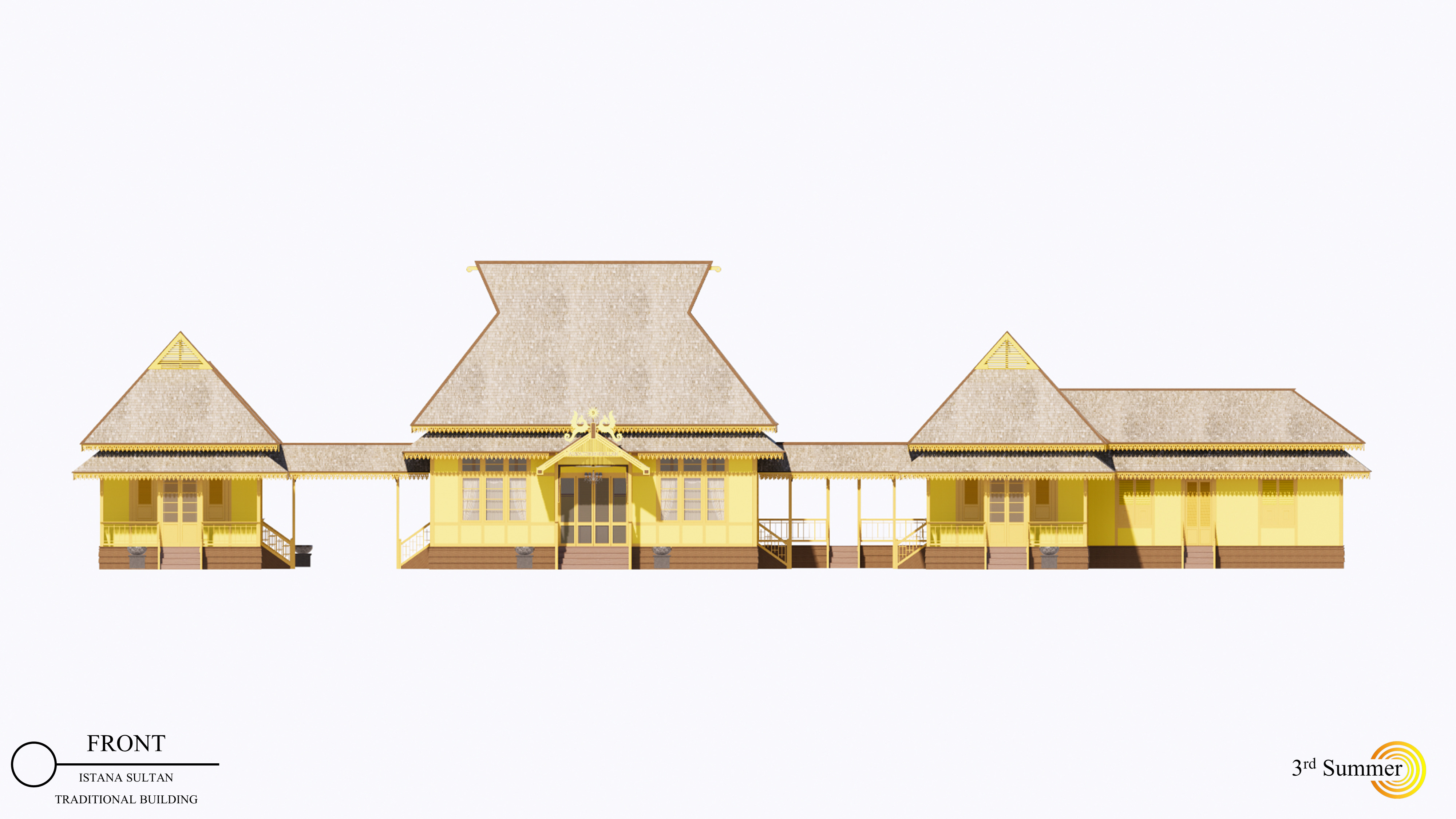 Sambas Sultan Palace 3D model_10