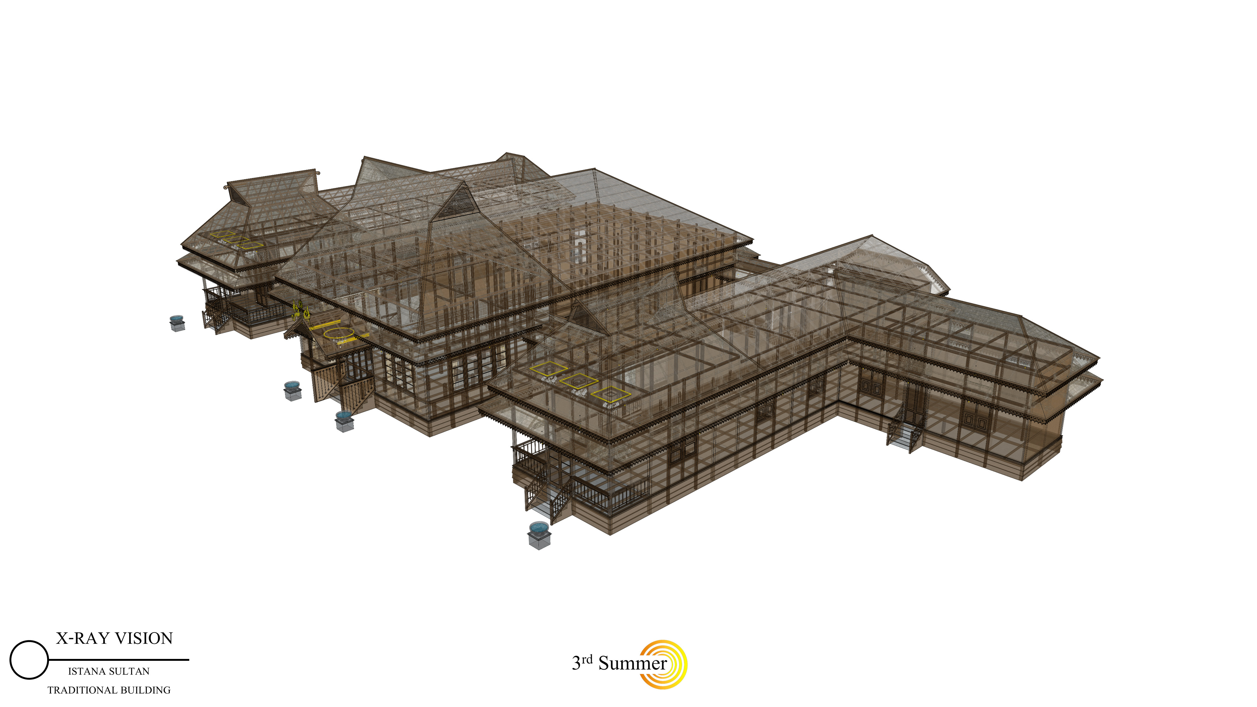 Sambas Sultan Palace 3D model_16