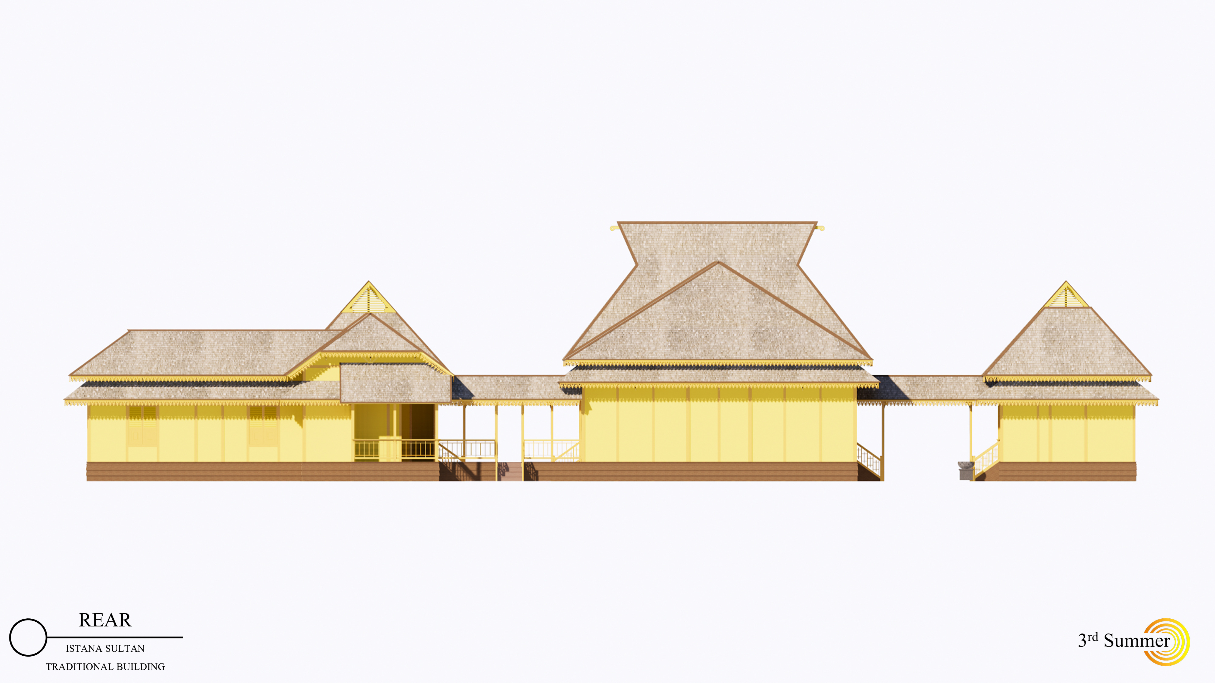 Sambas Sultan Palace 3D model_13