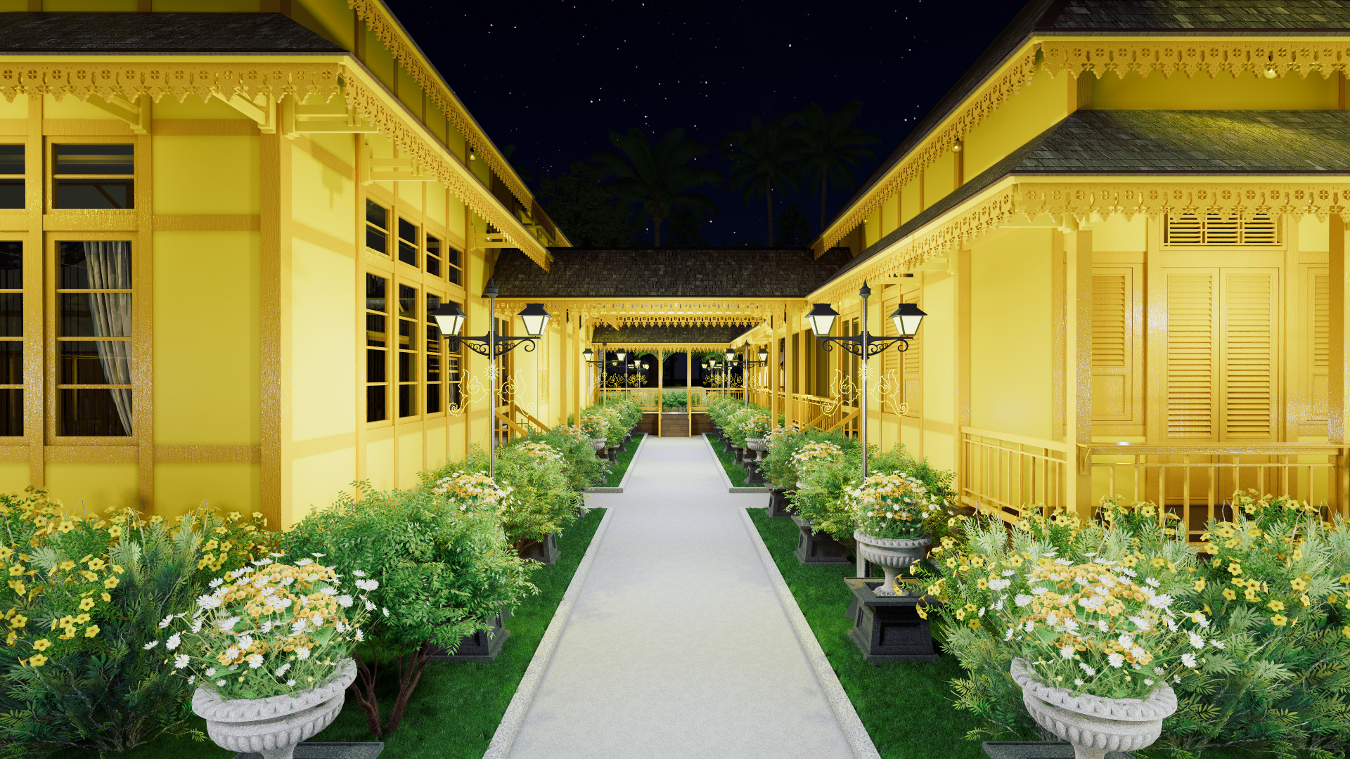 Sambas Sultan Palace 3D model_8