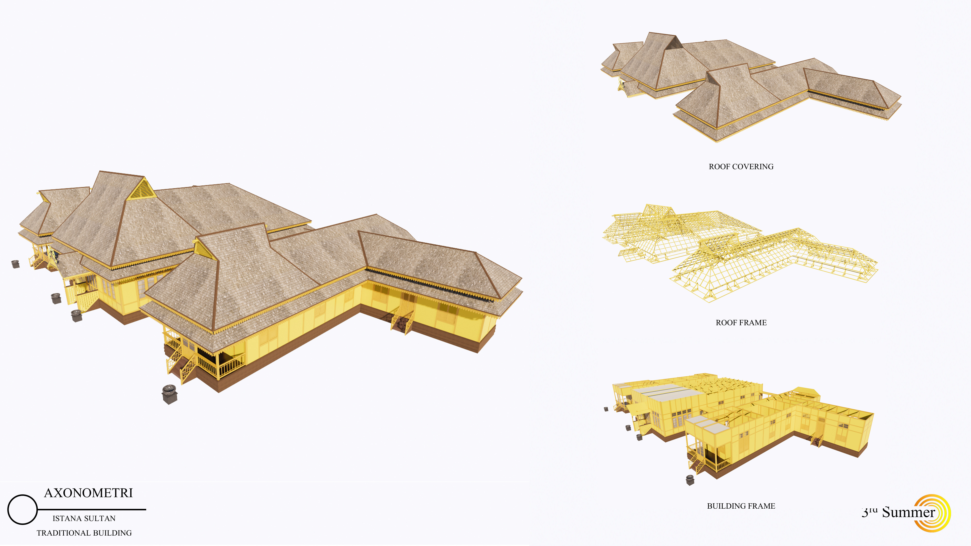 Sambas Sultan Palace 3D model_14