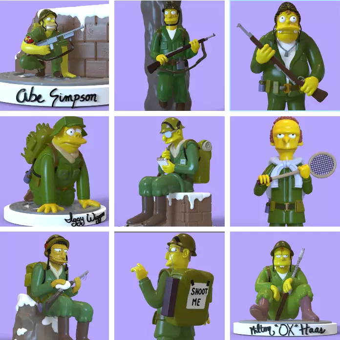 HELLFISH PLANTOON FULL SET - PARTS AND COMPLETE 3D print model_0