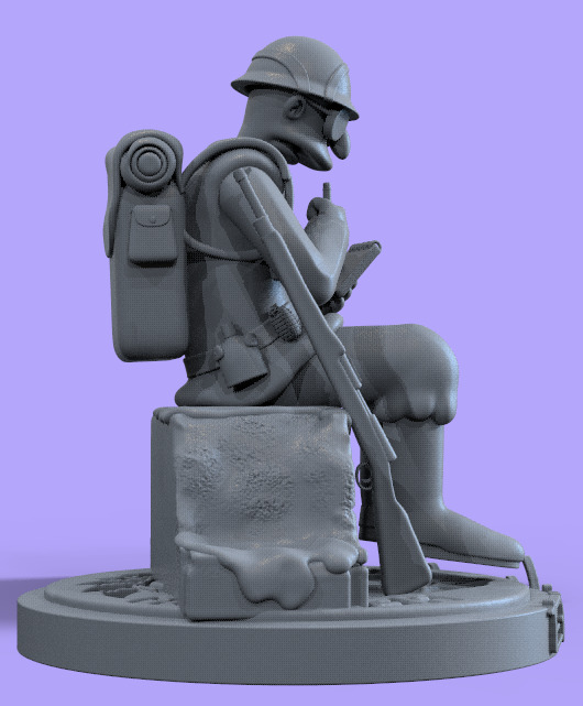 HELLFISH PLANTOON FULL SET - PARTS AND COMPLETE 3D print model_60