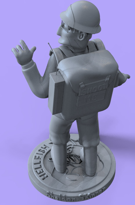 HELLFISH PLANTOON FULL SET - PARTS AND COMPLETE 3D print model_98