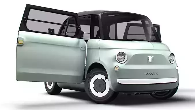 Fiat Topolino HQ Interior 2025