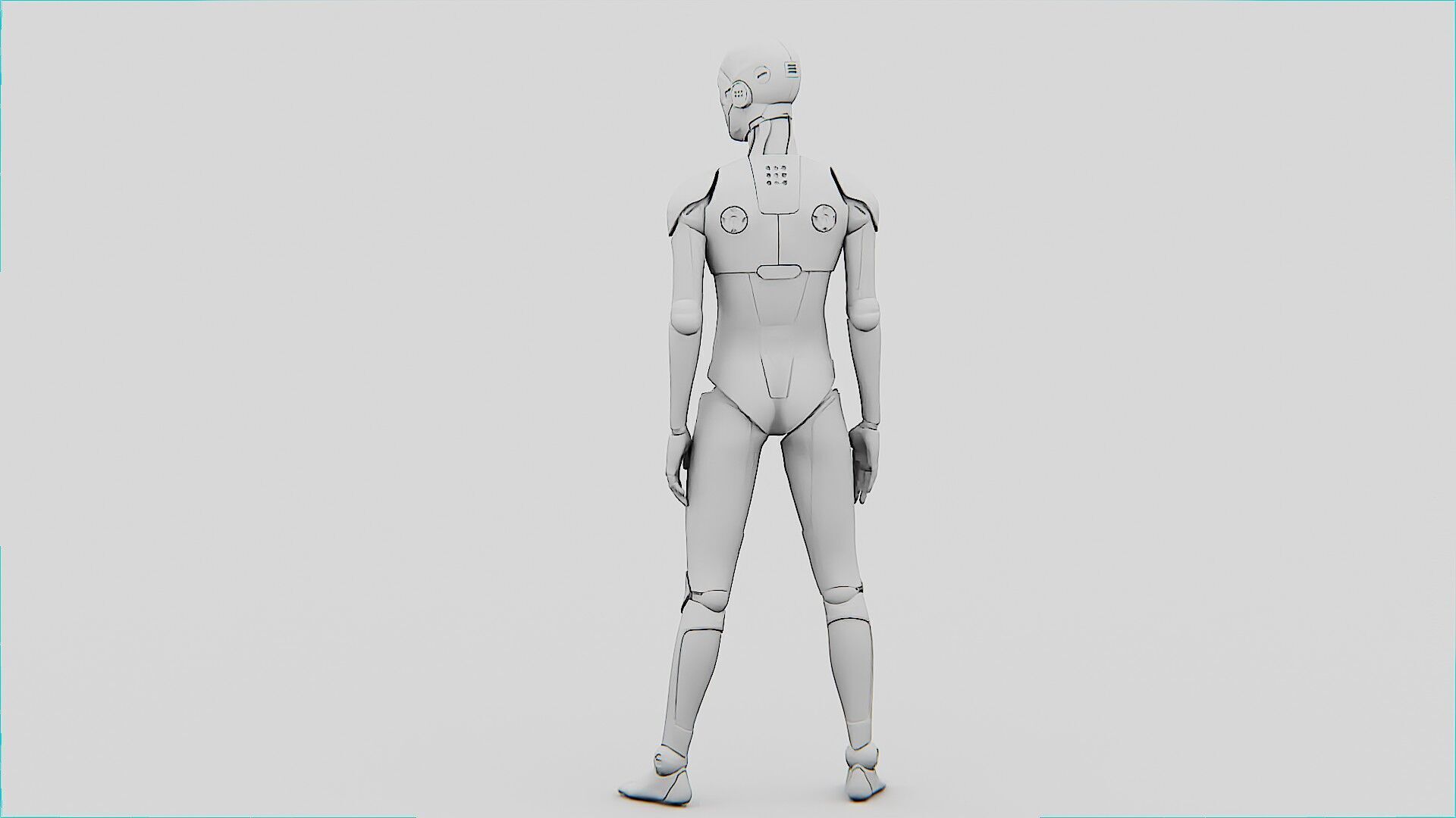 i-HOMO 01 Rigged for Unreal Engine - Unity - MIXAMO 3D model_33