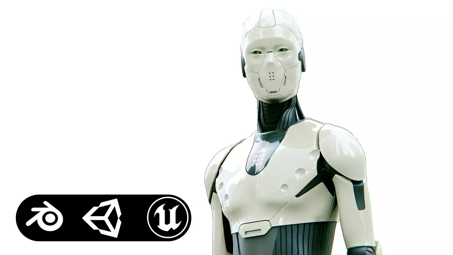 i-HOMO 01 Rigged for Unreal Engine - Unity - MIXAMO 3D model_0