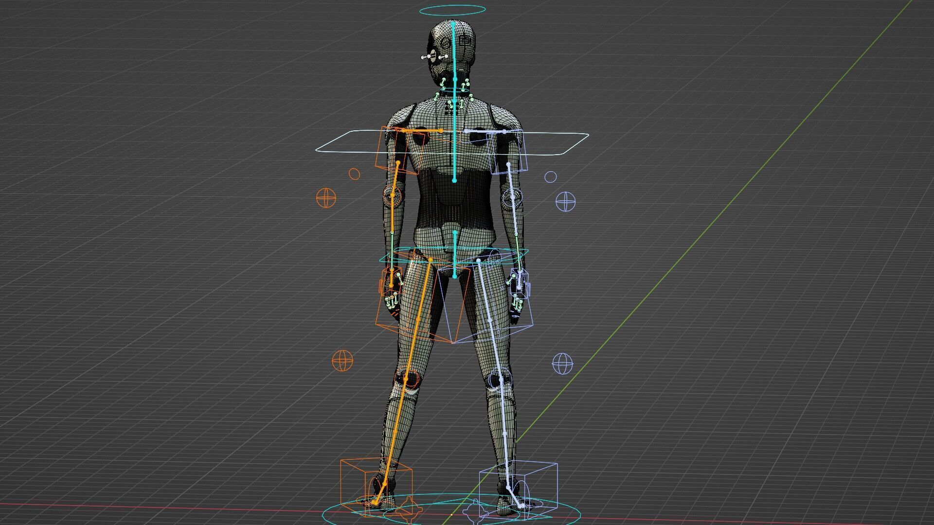 i-HOMO 01 Rigged for Unreal Engine - Unity - MIXAMO 3D model_38