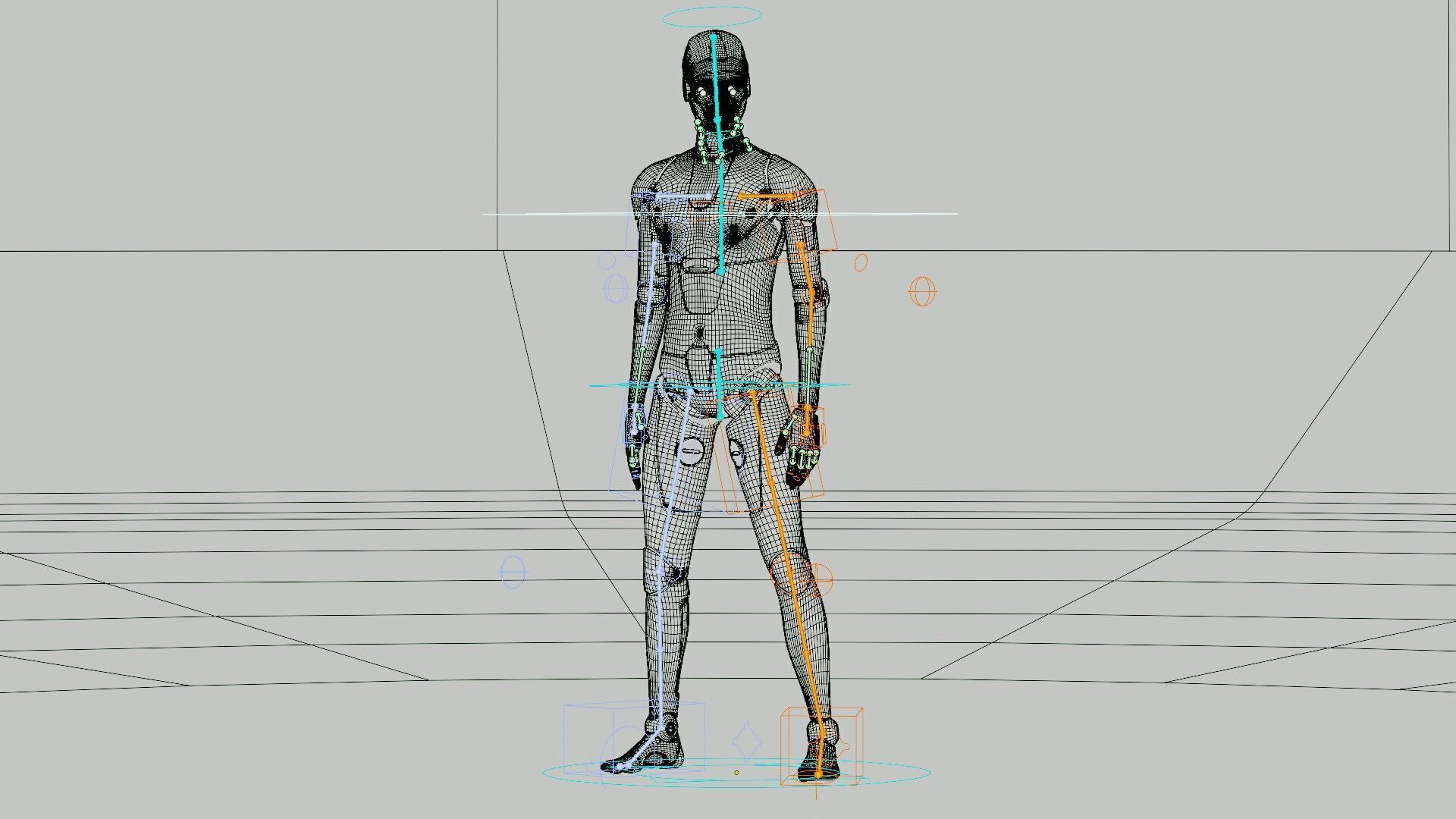 i-HOMO 01 Rigged for Unreal Engine - Unity - MIXAMO 3D model_40