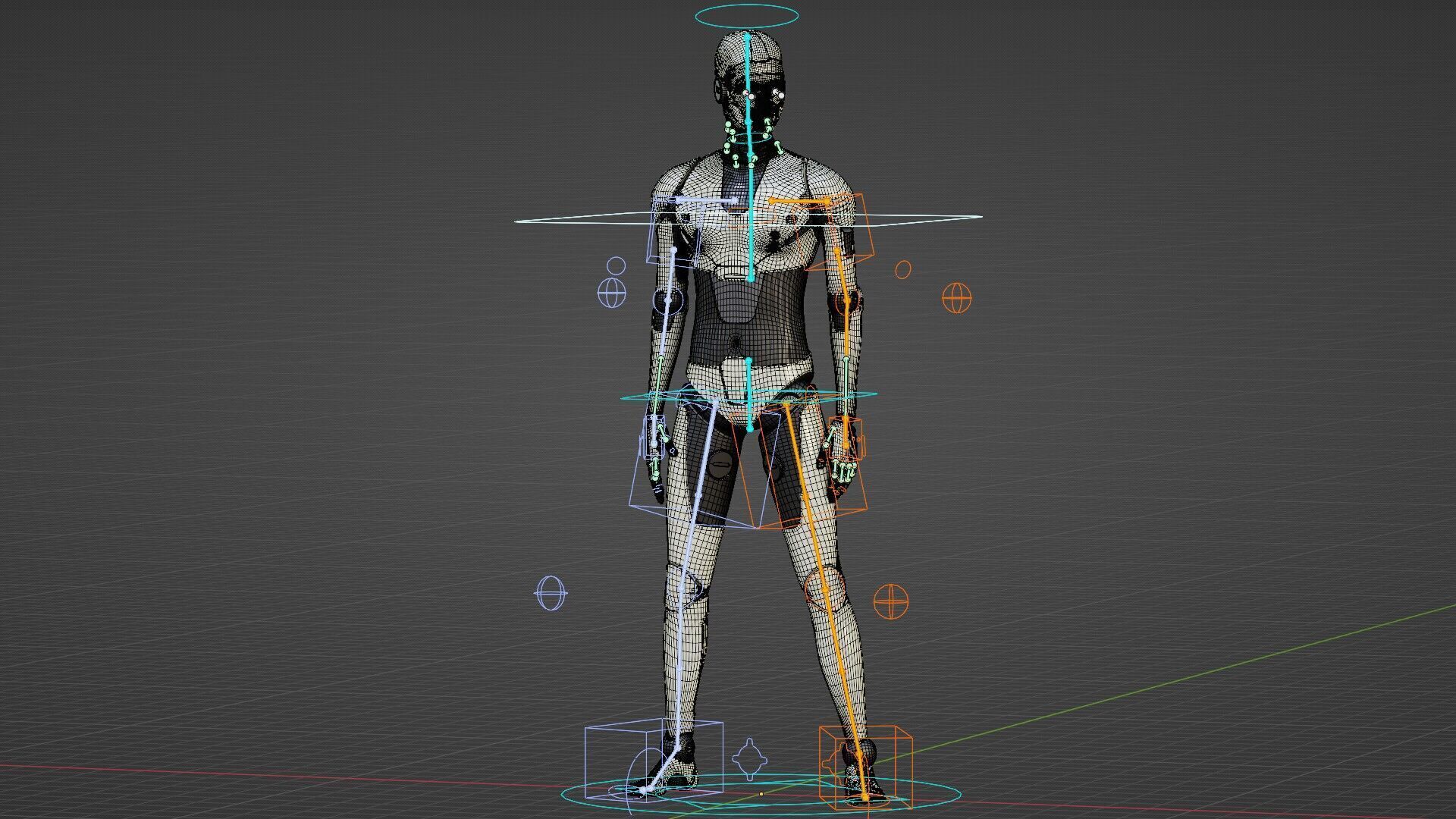 i-HOMO 01 Rigged for Unreal Engine - Unity - MIXAMO 3D model_37