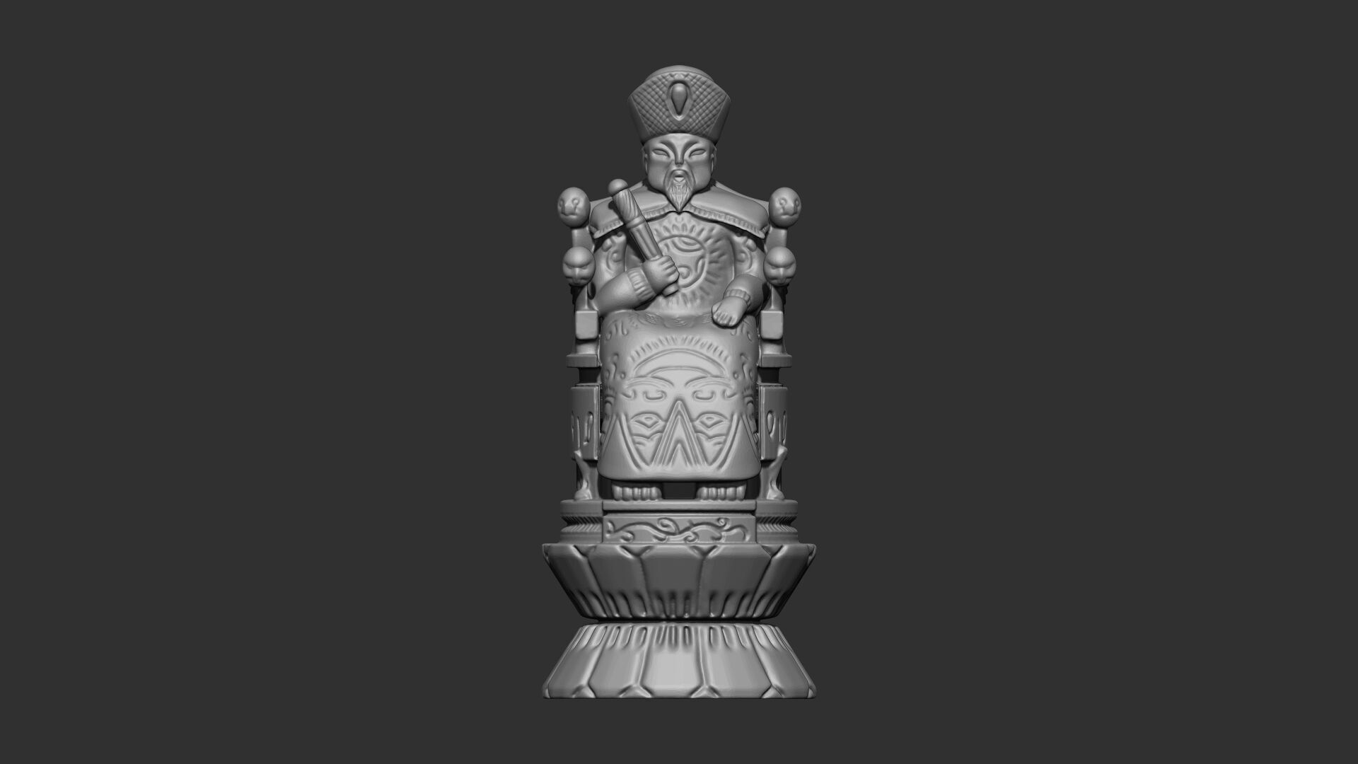 3D Chinese Chess Set 3D print model_3