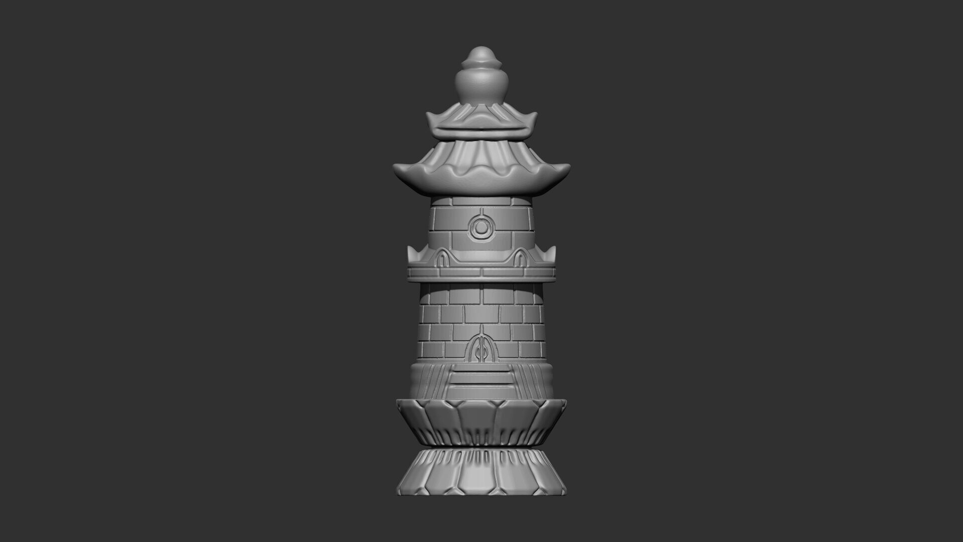 3D Chinese Chess Set 3D print model_8