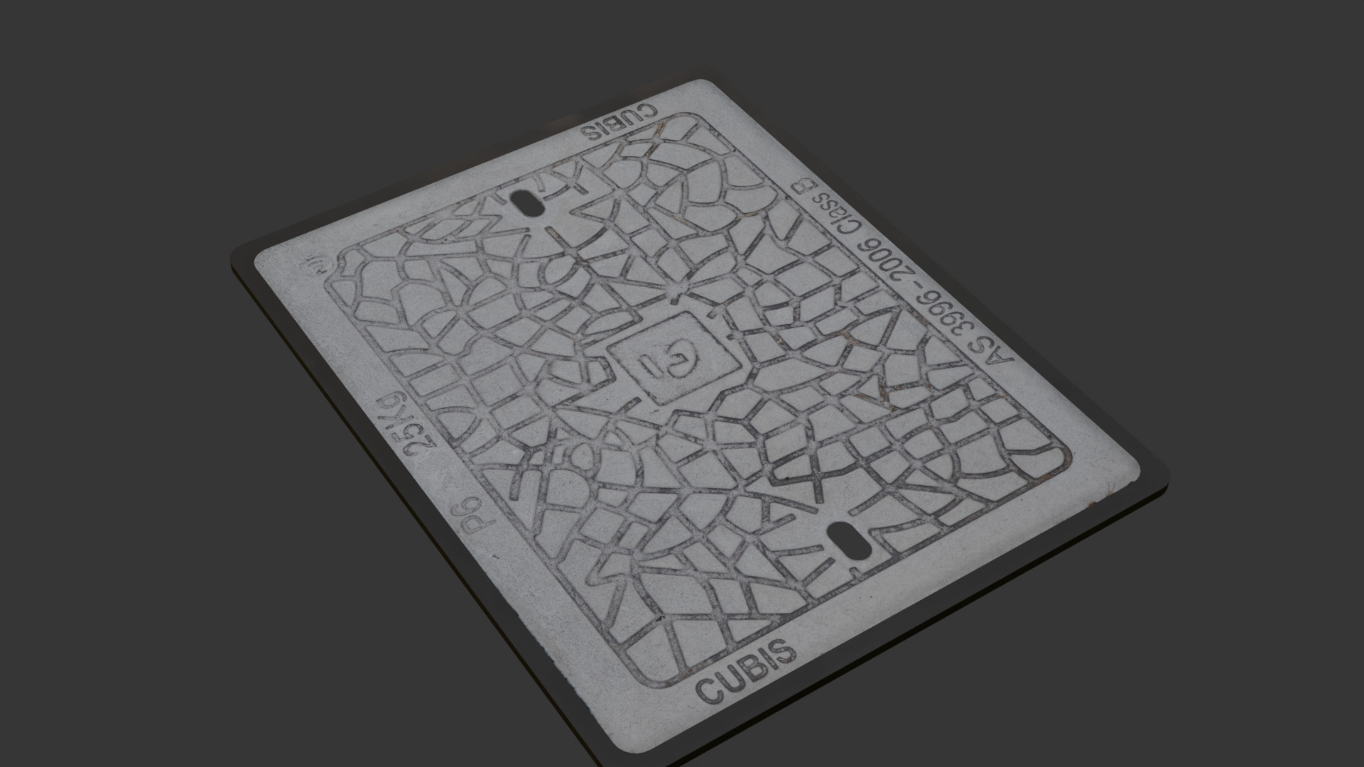 Telstra Manhole Cover 3D model_2
