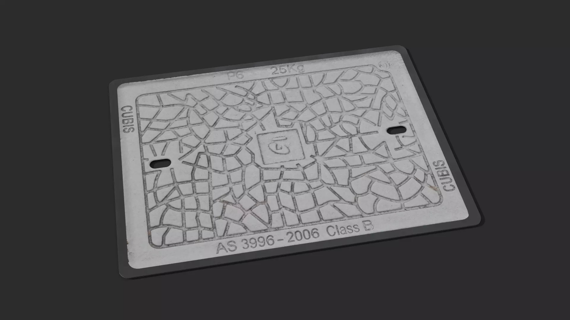 Telstra Manhole Cover 3D model_0
