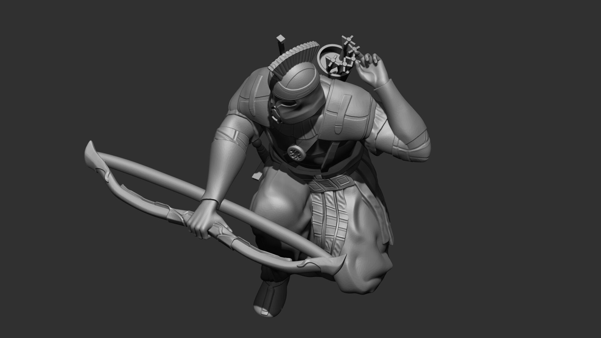 Spartan Clone Trooper Miniature - 6 3D print model_4