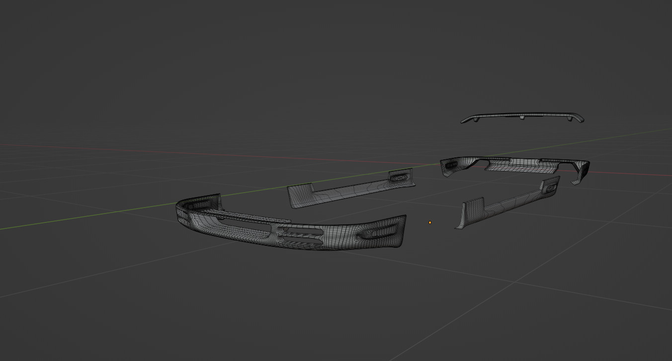 Mazda Eunos Cosmo 1990 with interior Low-poly 3D model_18