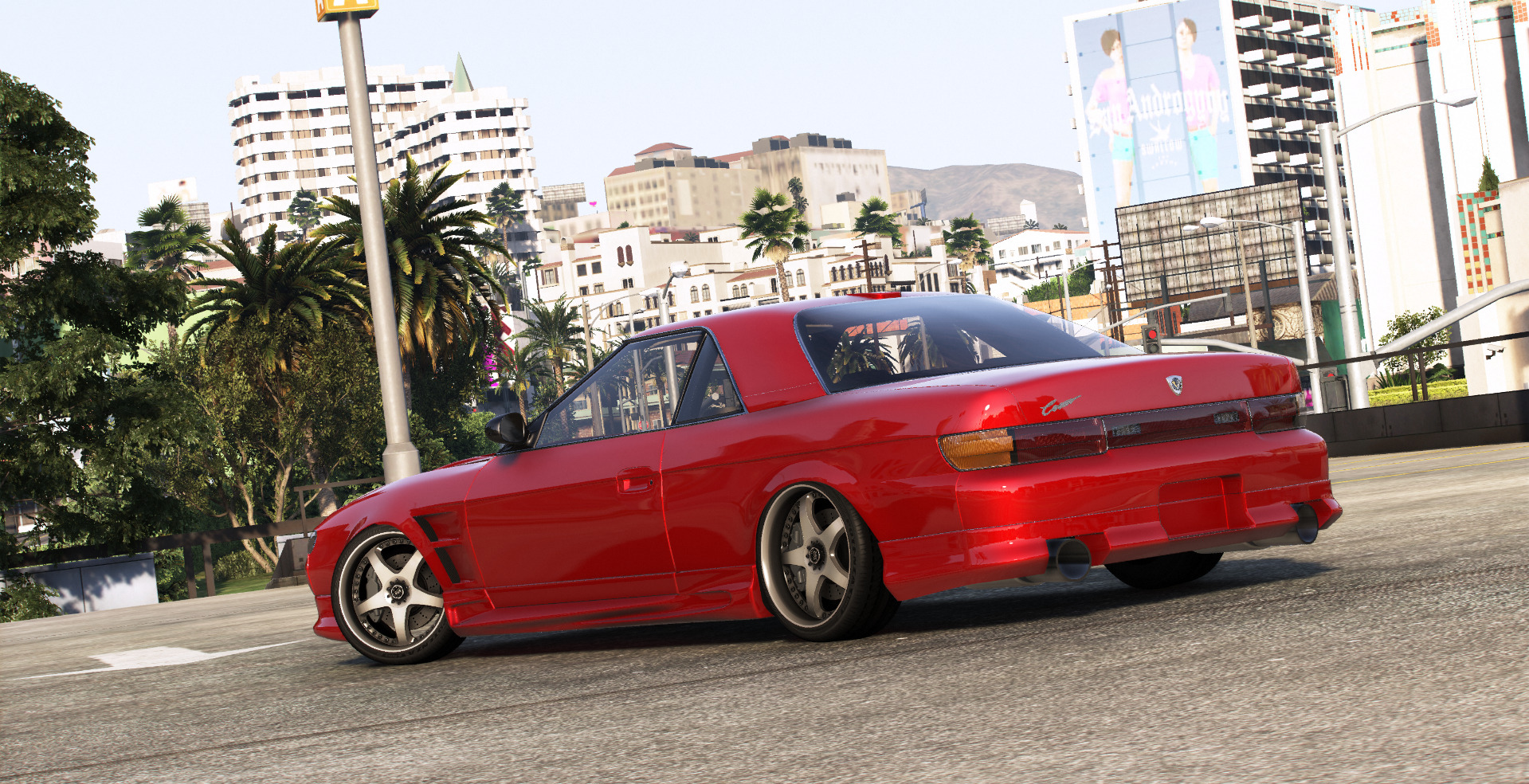 Mazda Eunos Cosmo 1990 with interior Low-poly 3D model_11