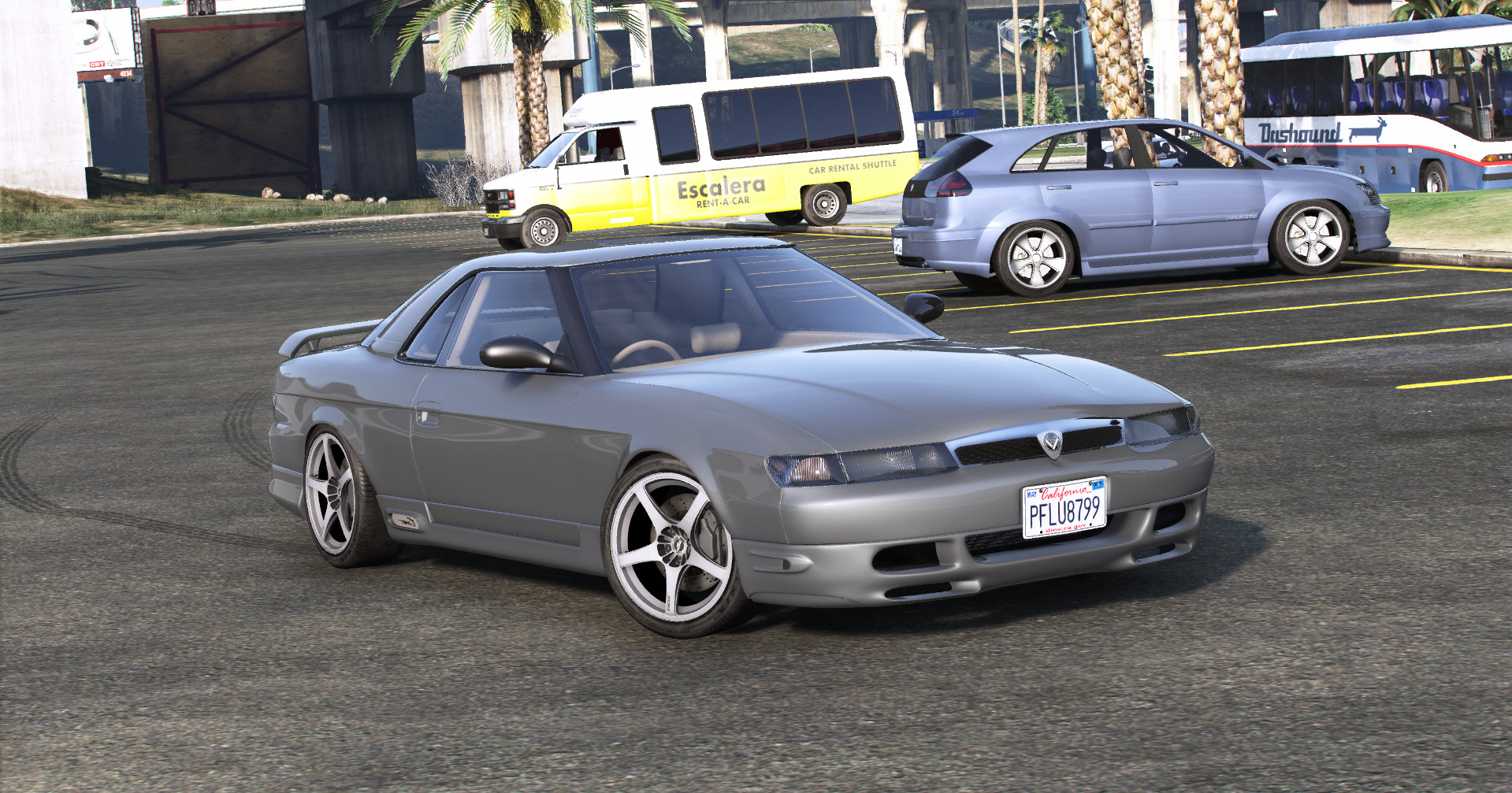Mazda Eunos Cosmo 1990 with interior Low-poly 3D model_6