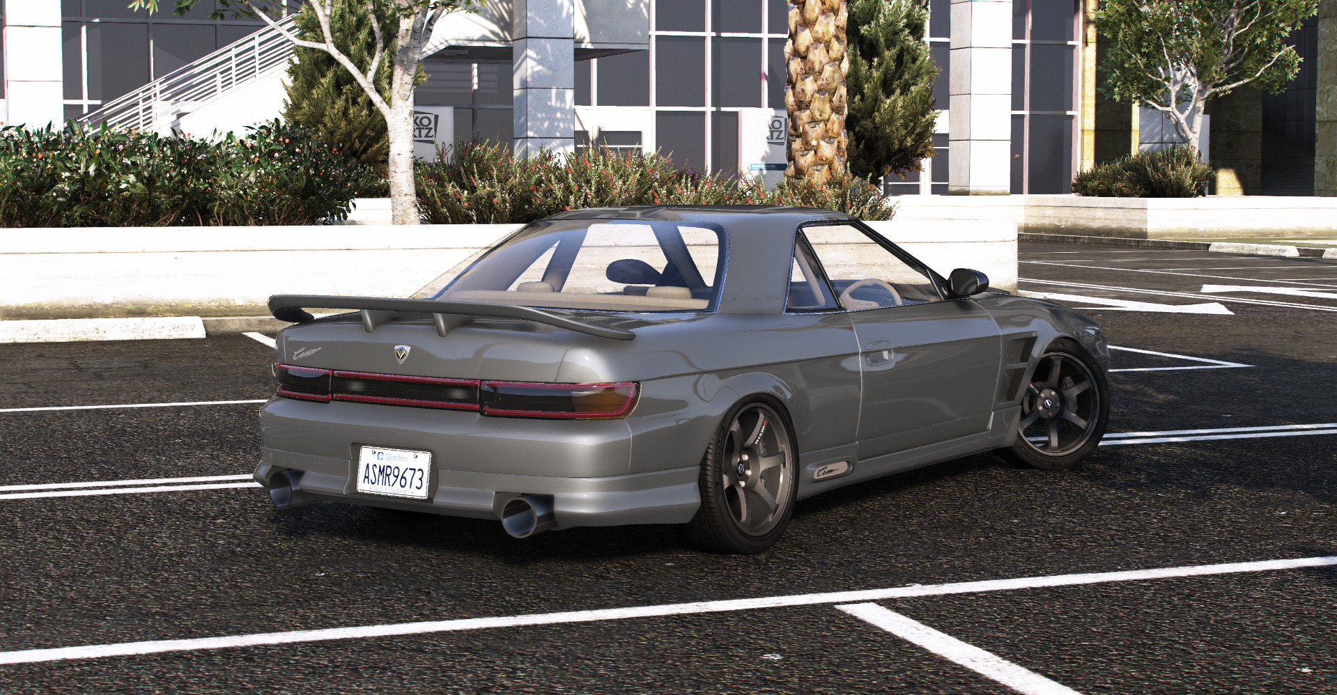 Mazda Eunos Cosmo 1990 with interior Low-poly 3D model_14