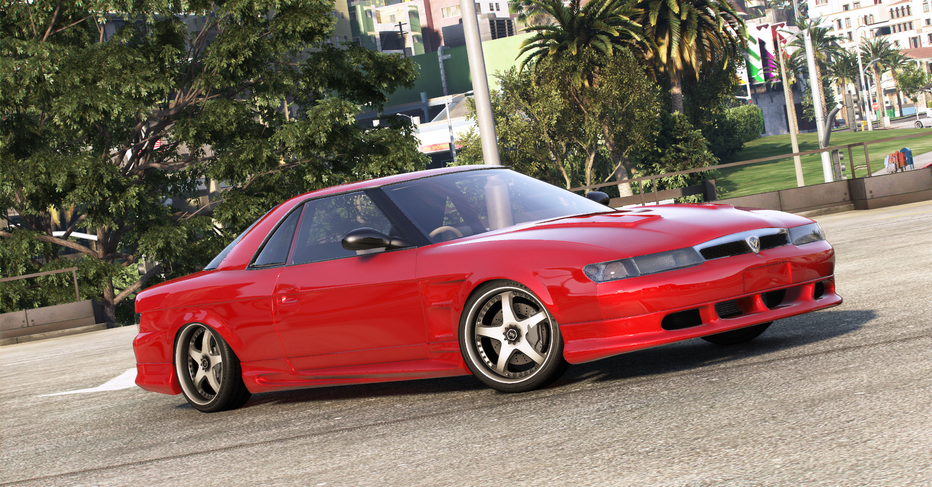 Mazda Eunos Cosmo 1990 with interior Low-poly 3D model_12