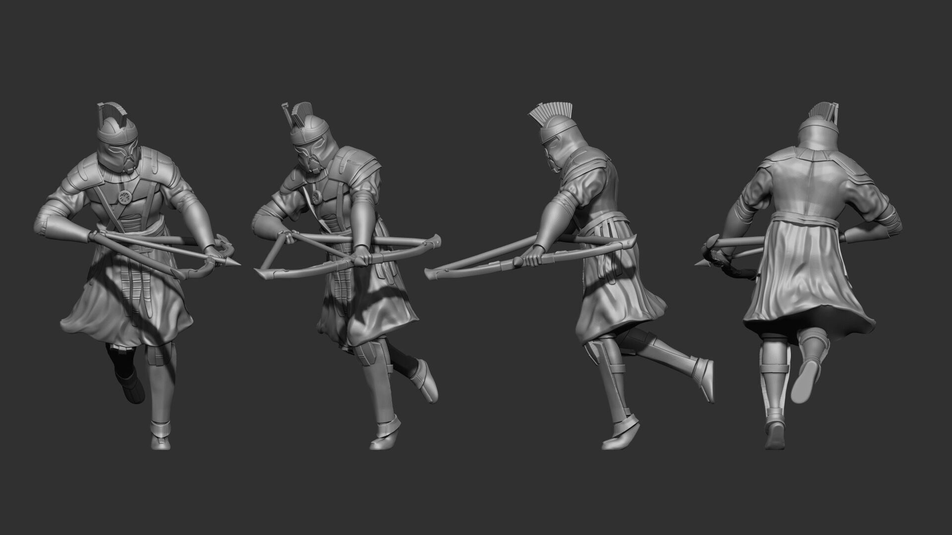 Spartan Clone Trooper Miniature - FULL SET 3D print model_5