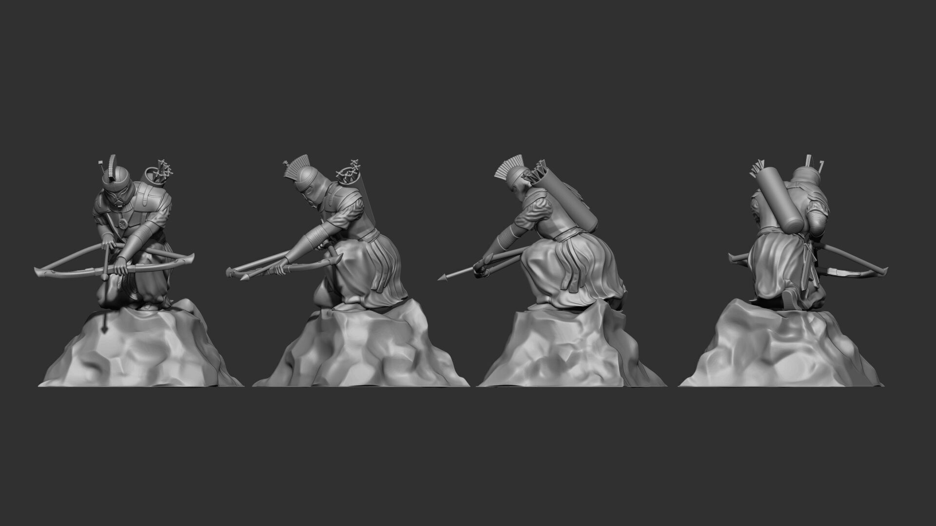 Spartan Clone Trooper Miniature - FULL SET 3D print model_4