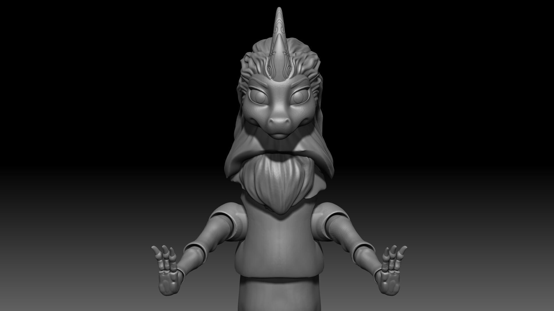 3D Sisu Toy from Raya and the last Dragon 3D print model_2