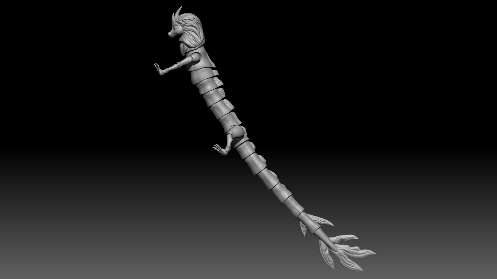 3D Sisu Toy from Raya and the last Dragon 3D print model_4