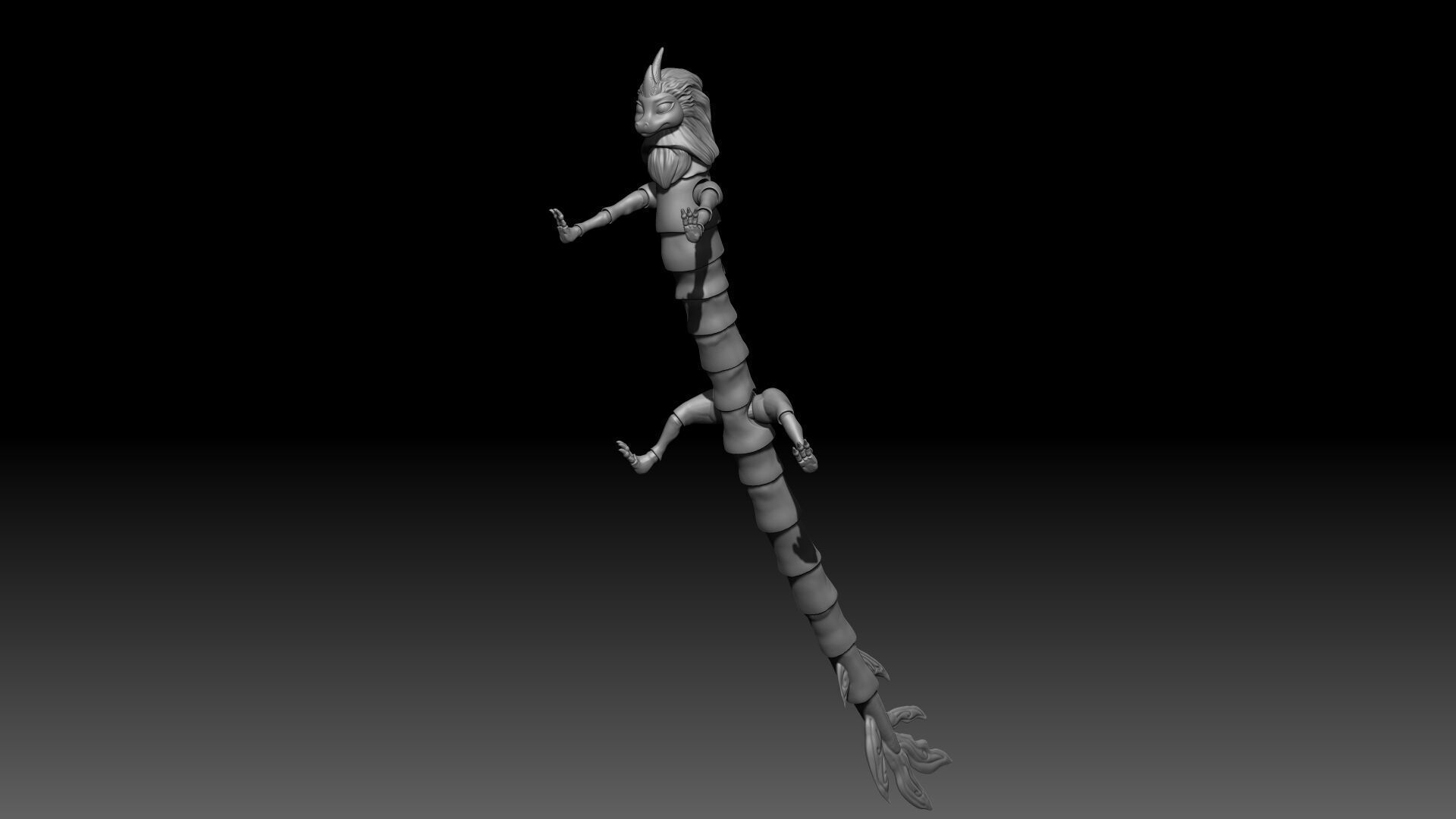 3D Sisu Toy from Raya and the last Dragon 3D print model_3