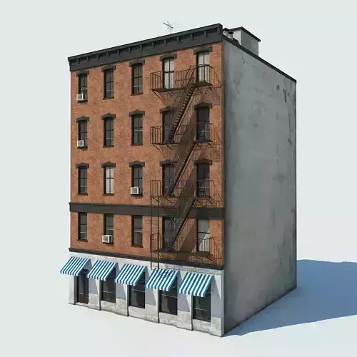 NYC Building Low-poly 3D model