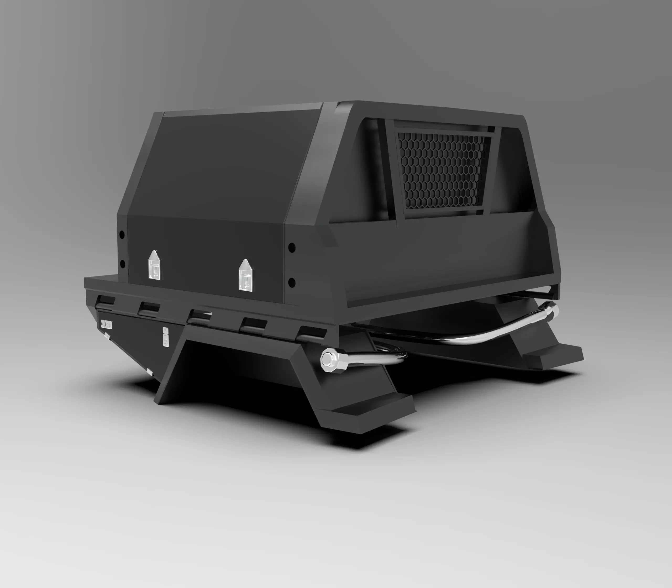 Canopy Off-Road Toyota Pickup Low-poly 3D model