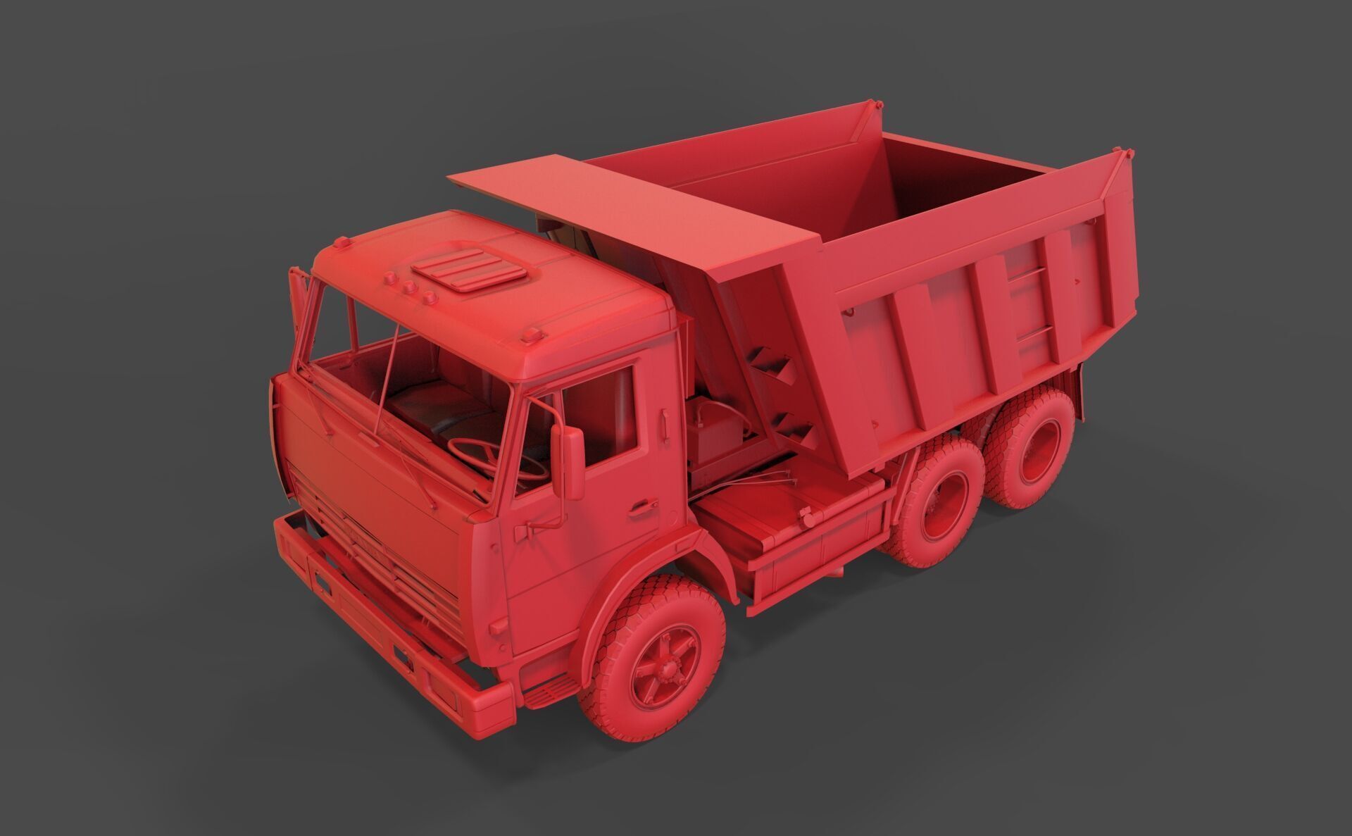 Kamaz 65115 3D print model_6