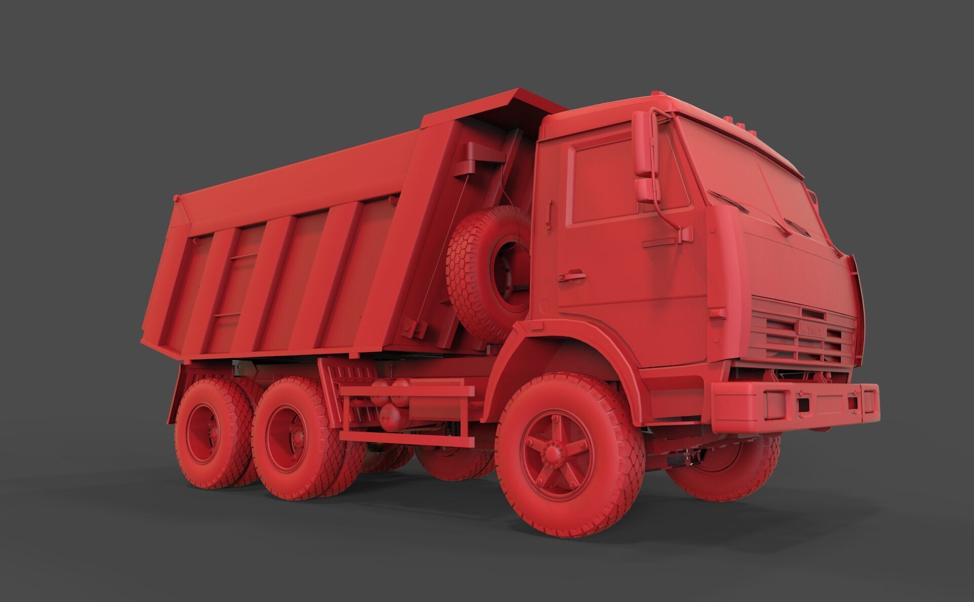 Kamaz 65115 3D print model_1
