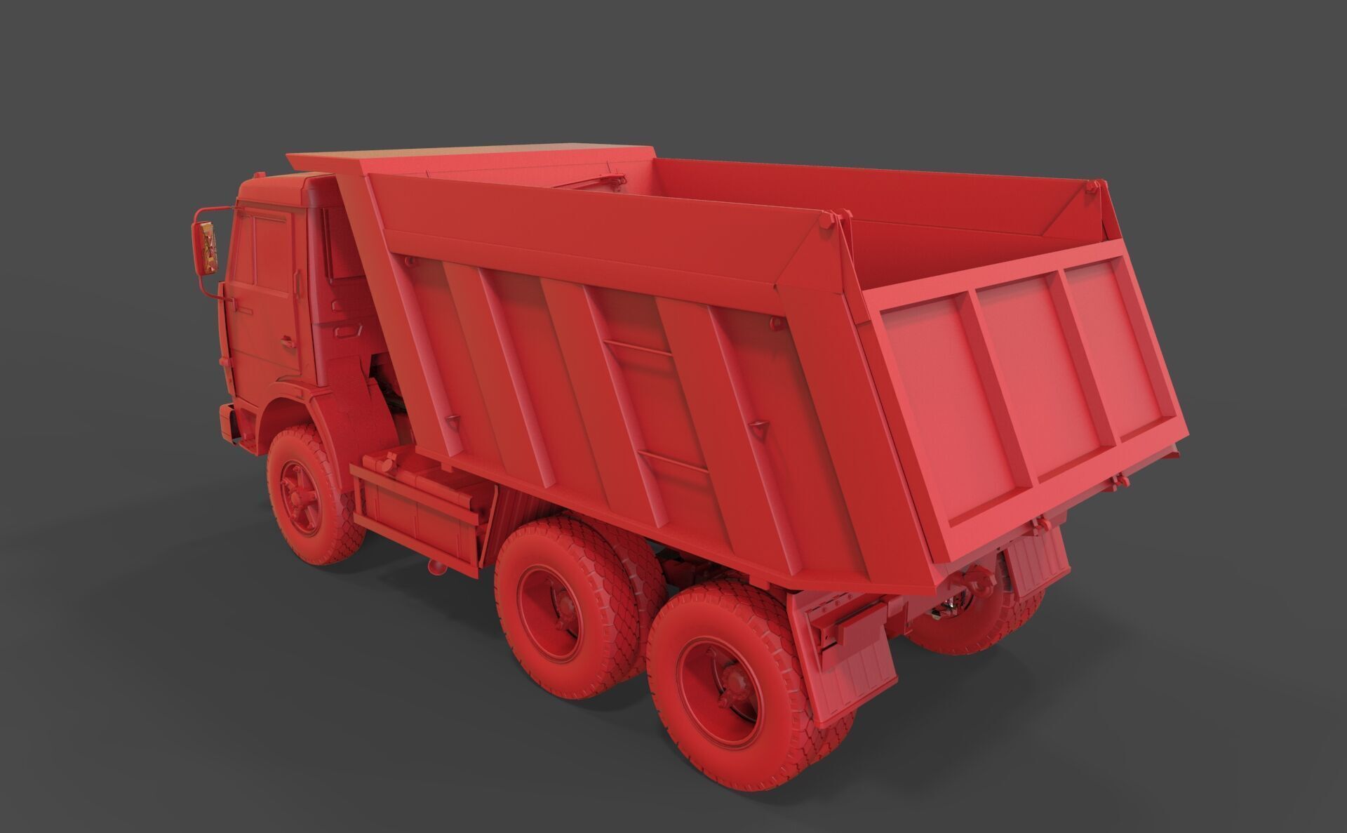 Kamaz 65115 3D print model_4
