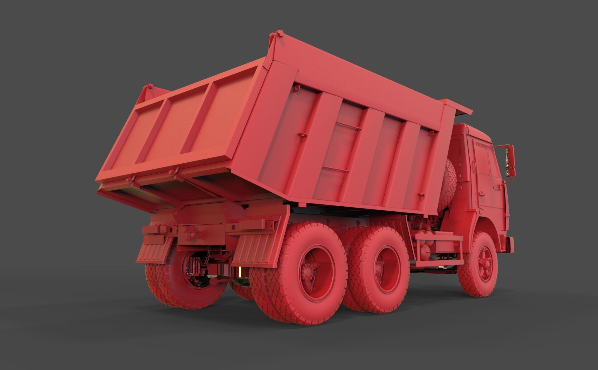 Kamaz 65115 3D print model_3
