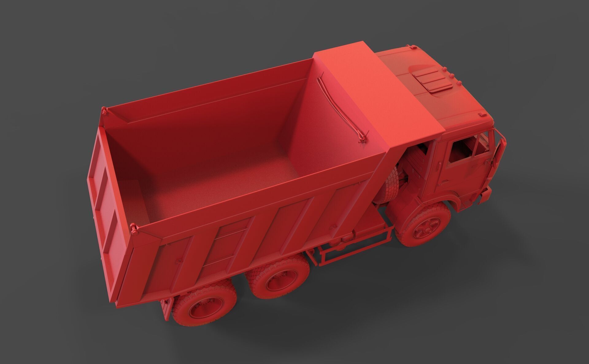 Kamaz 65115 3D print model_7