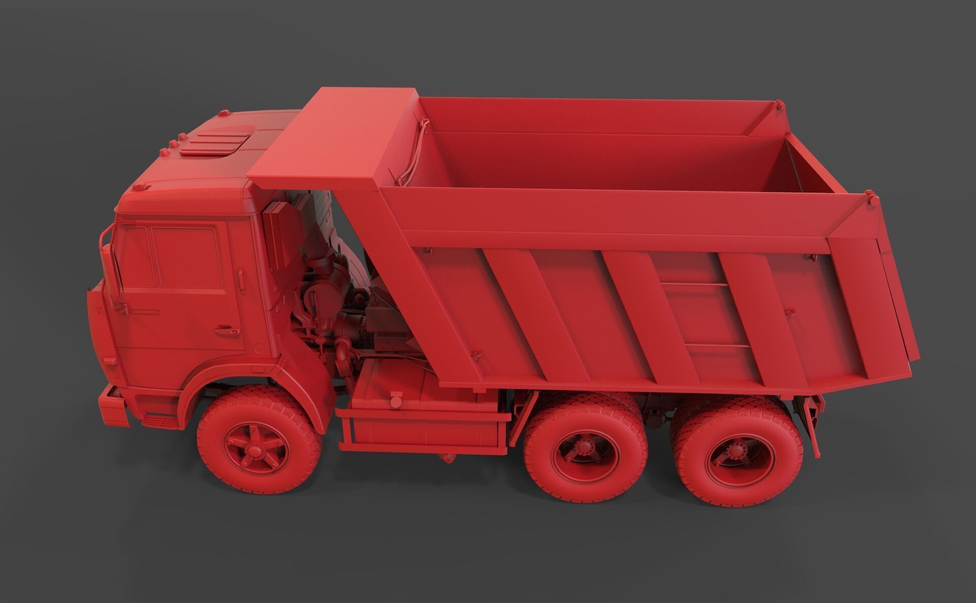 Kamaz 65115 3D print model_5