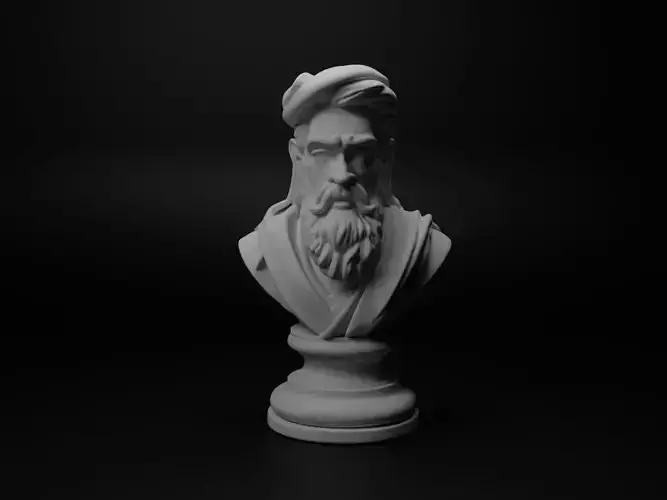 Spiritual Leader Bust Chess