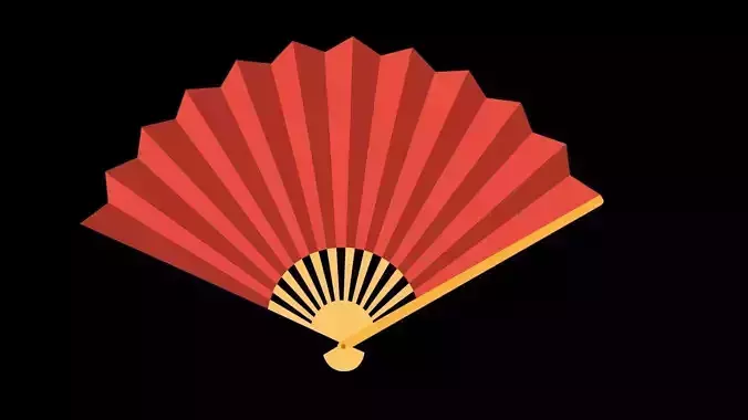 Hand Fan Free 3D model