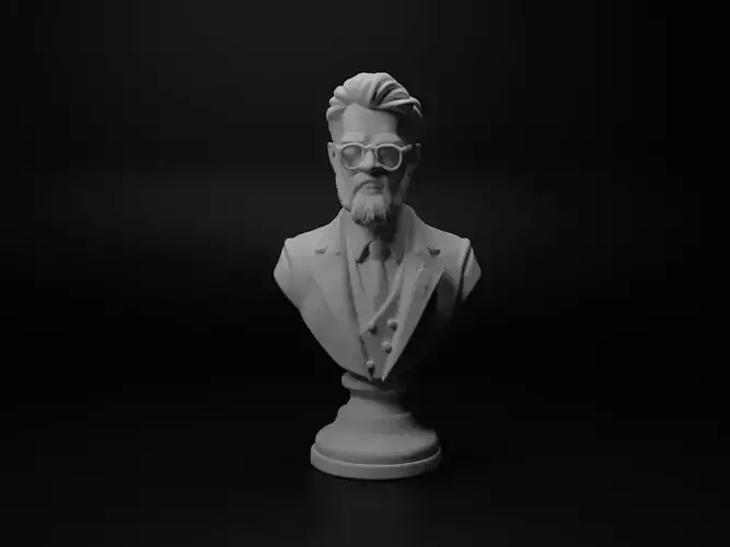 Tech Expert Bust Chess